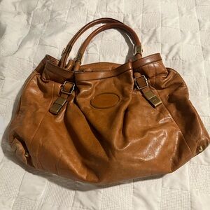 Auth Chloe Victoria Leather Tote in Genuine Calf Skin